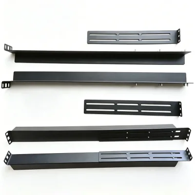 1U Universal 4-Post Rack Mount Server Shelf Rails