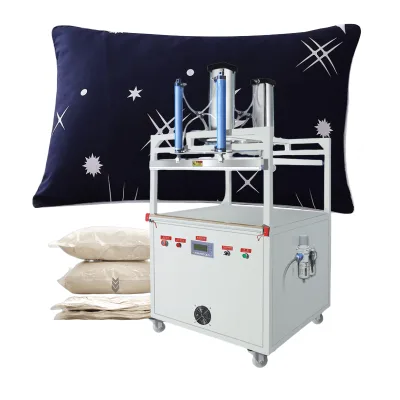 High Output Blanket and Textile Pressing Duvet Compressing Packing Machine Discount Offers Packing Mattress Foam Machine