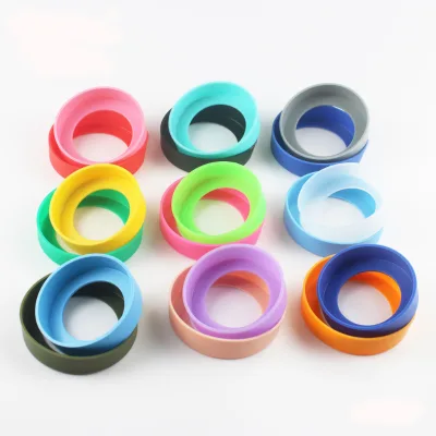 Anti Scratch Silicone Cup Cover for Bottom Silicone Bottom Sleeve for Bottles and Cups