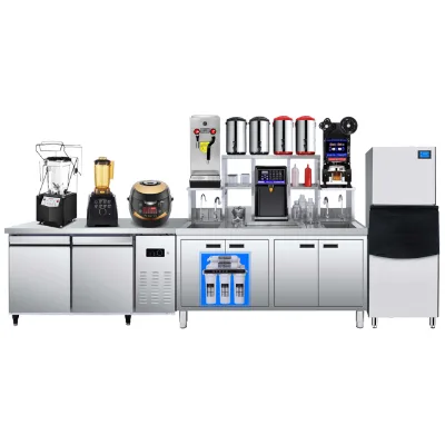 High Quality Boba Tea Bubble Set Countertop with Sealer and Dispenser DIY Shop Equipment New Condition