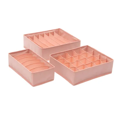 Underwear Storage Box Fabric Home Drawer Style Underwear Storage Box Bra Socks Organizing Box