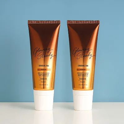 Custom Offset Gradient Color ABL Sheet Tube Large Capacity 200ml Body and Face Cleansing Gel Tube Container