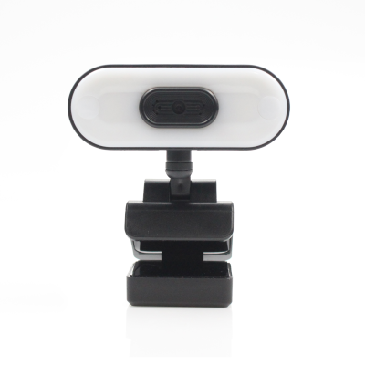 Full HD 1080P Web Camera 1080P 2K 4K Web Cam USB Webcam With 3-Colors Lamp Touch Screen Switch for Live Streaming