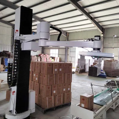 Battery & Chemical's Stacking/Destacking Column Palletizer Boasts High Safety.