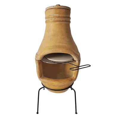 Wholesale Clay BBQ with Pizza Stone Plate for Outdoor BBQ