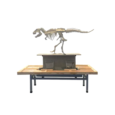 Children's 2.4m Bone Dinosaur Table with Intelligent Archaeological Game and Fossil Digging Toy Fun Dig Kits for Kids wooden education toys