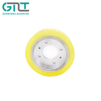 WBT2 Escalator Handrail Friction Drive Roller 135*35*45 Aluminum Hub Polyurethane Surface for Hyundai Escalator Spare Parts
