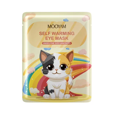 Hot Compress Steam Eye Mask Self-Heating Steam Eye Protection Mask Disposable Steam Sleep Blackout Cartoon Eye Mask