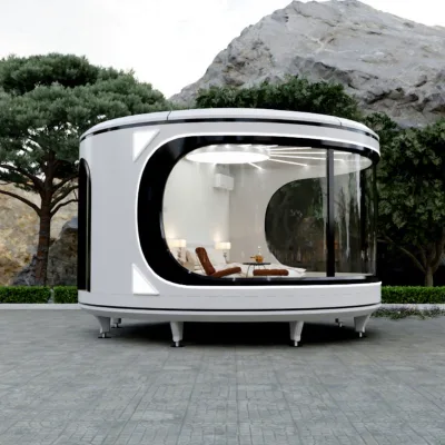 Guose Round Cabin House with Bed Customized House apple Cabin Space Capsule
