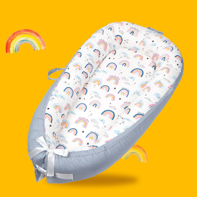 Wholesale of newborn cribs, portable baby cribs, detachable bed-in-bed, freely retractable
