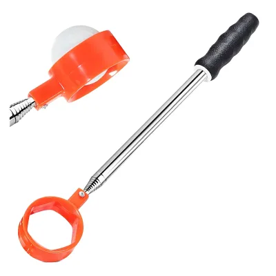 Golf Accessories Pick up Tool Golf Ball Retriever for Water Telescopic With Spring Release-Ready Head