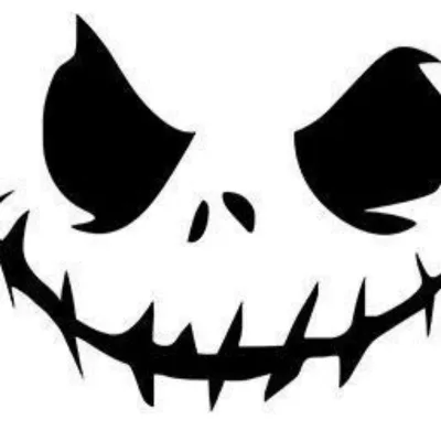 WOWEI Halloween Pumpkin Skulls Funny Face Ghost Reflective Car Sticker Reflective Smile Demon Car Sticker