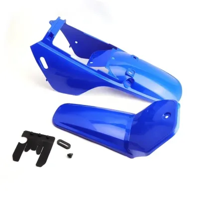 Motorcycle Plastic Body Fairing Kit Mudguard Fender Shell Cover Fit Yamaha PW80 PY80 Off-Road Accessories Blue/Black Smooth