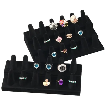 12 18 Ring Stand Resin Flocking Display Stand Jewelry Display Ornaments Display Stand