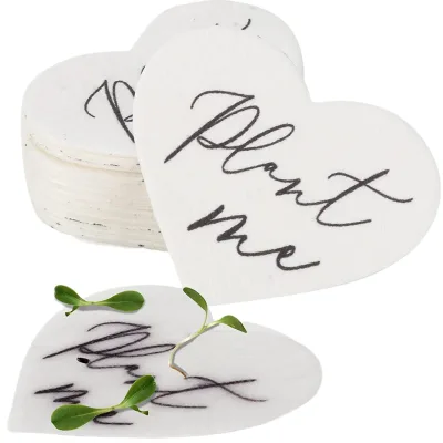 Handmade Diy Seed Paper Decoration for Custom Printing on Birthday Parties, Wedding Gifts, Children's Day Gift Cards