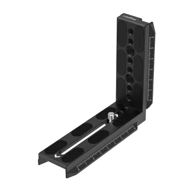 DSLR Camera Aluminum L Bracket Vertical Horizontal Switching Tripod Quick Release Plate Black Compatible with for RS 4/RS 2/RS 3