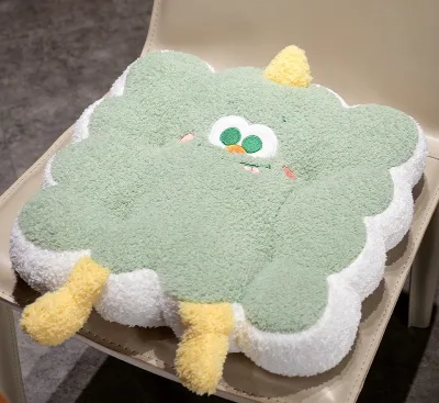 Cloud Shape Cartoon Plush Seat Cushion PP Cotton Filled Chair Cushion for Office Sofa Floor Kids Room Sherpa Pillow