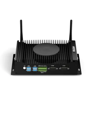 Fan Cooled Industrial PC i7-10510U, 2*Gigabit Ethernet, GPIO, M.2 NVMe, 4K Tripple Display Support Win10/11/Linux