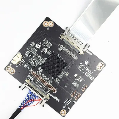 New upgrade QK-72333 2K to 4K 4K to 2K adapter board VbyOne to LVDS original machine screen parameters