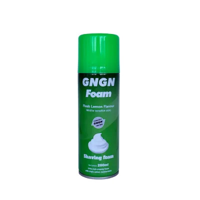 Fresh Lemon Scented Shaving Foam Soothing and Moisturizing Foam 200ml for Men's Smooth Shaving
