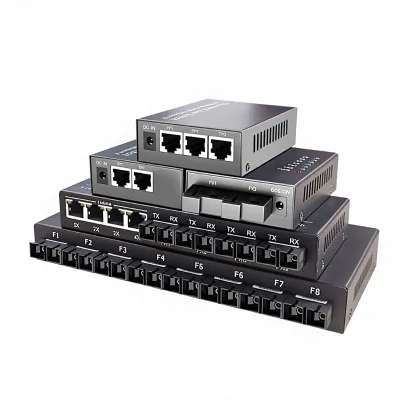 Fiber Gigabit Optic Transceiver SC/SFP Optical-Electrical Converter Single-Mode Multi-Mode Switch Low-Power