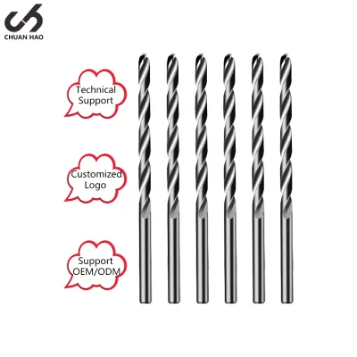 CH Factory Wholesale Price DIN 338 HSS M35 Cobalt 5% Straight Shank Twist Metal Drill Bit for Stainless Steel/Steel/Metal
