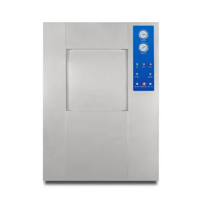 VST-0.15 Pulse Vaccum Sterilizer Double Door With SUS304 or 316L Stainless Steel Chamber