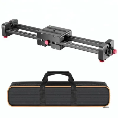 40cm Compact Retractable Smooth Camera Track Slider Video Stabilizer Rail With 4 Bearings Photography Movie Film Making