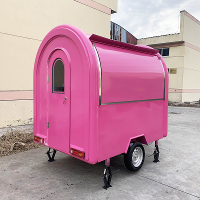 Street Using Fast Food Vintage Food Truck New Style Food Trailer