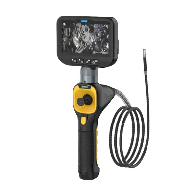 AUTOOL SVB308 Four-Way Articulating Borescope LED Lights Inspect Car Engine Turbocharger Cylinder Scan Tools