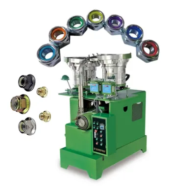 Aisen New Fully Automatic 380V 1.5-8kW Nylon Nut Washer Combination Assembling Threading Machine Locking Nut Easy to Operate