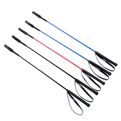 Hot Sale Race Driving Black Manufacturers Suppliers Training Leather Stick Lunge Riding Racing Horse Whip