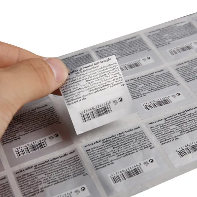 Custom Xiaoyinlong Brand Adhesive Labels Stickers-Bright Silver Ultra-High-Temperature Resistant Circle Consumer Electronics