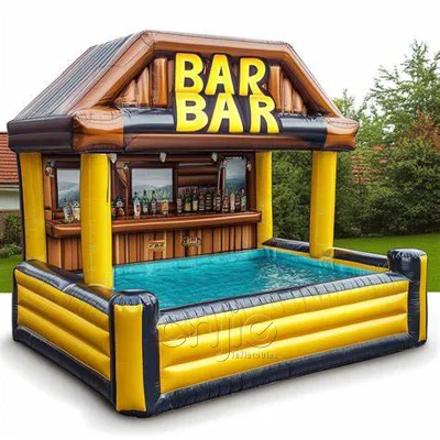 Blow up Leisure Platform Inflatable Pub Inflatable bar Floating Bars for Pools