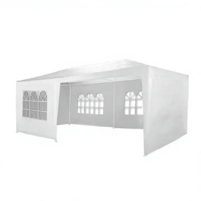 Outdoor Waterproof Four-Season Steel Frame Gazebo Tent 6x3M Summer Use Single Layer