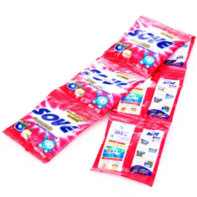 15g/30g/35g/50g Small Sachets Laundry Detergent Washing Powder Saba Top Quality Formula Washing Powder Detergent