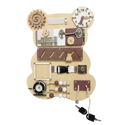 Factory Best Selling Busy Board Montessori Toys Manufacturer Directly Sale Busy Board Accept Customize with CE