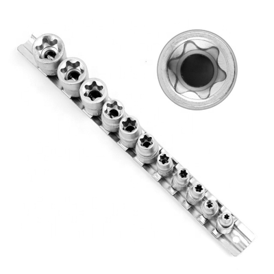 11 Pcs Hexagonal Star Socket Set Torque Socket Set