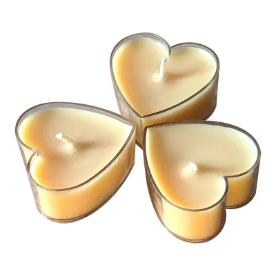 Hot Selling Wedding Unique Fragrance Small Candles Valentine's Day Romantic love Heart-shaped Smokeless Tea Lamp Candles