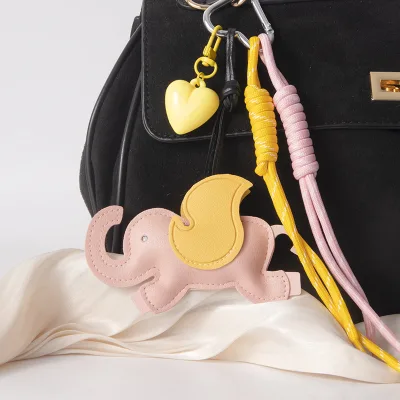 Wholesale Hot Sale Cute Custom Animal Bag Charm for Women Handbag Pendant Mini Luxury Leather Bag Charms