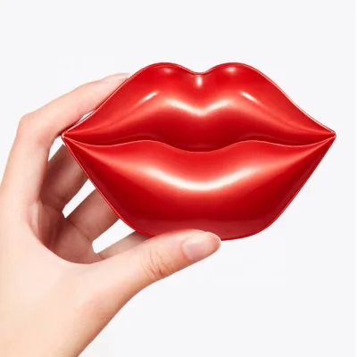 Newest Gold Lip Plumping and Golden Mouth Collagen Lip and Eye Mask Spa Crystal Facial Mask Eye Mask Lip Sheet Private Label