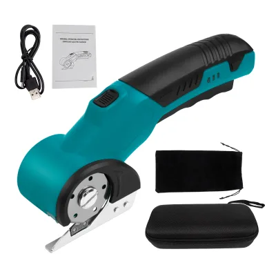 Small Electric Scissors Cordless Shears Type-C Rechargeable Powerful Cutting Tool for Fabric & Cardboard
