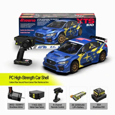 Rlaarlo XTS-S10 1:10 Scale 6CH RC Brushless Carbon Fiber 2.4G 4WD High Speed Rally Car RTR