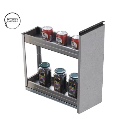 Cheap Price Stainless Steel 201 Panel Bottom Mounted Pull Out Basket Flat Basket With Soft Closing Slide,SUS Pull-out Basket