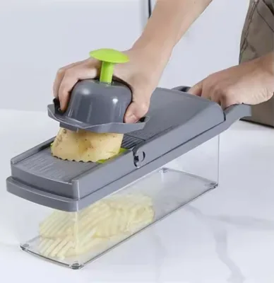 Modern Kitchen Chopper 16 in 1 Vegetable Chopper with Custom Logo Features Pressing & Dicing Sustainable