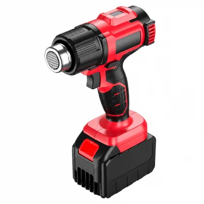 High Power Heat Shrink Machine Temperature Control Gun Lithium Battery Hot air Gun