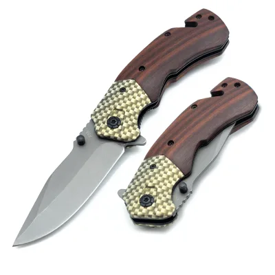 3Cr13 Steel Single-Blade EDC Pocket Knife with Horn Handle Customizable OEM Laser Logo for Industrial & Camping Grade DIY Knife