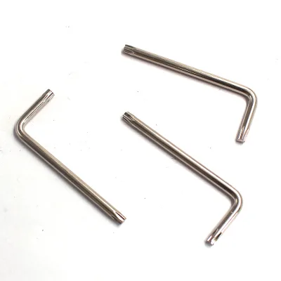 Double-ended Star T6 T7 T8 T10 T15 T20 T25 T30 T45 T50 Black Oxide Nickle Plated L Shape Short Arm Torx Wrench Torx Key
