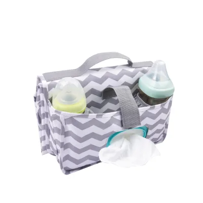 Baby Changing Mat Diaper Bag Diaper Changing Pad Baby Changing Pad with Smart Bottle and Wipes Pocket