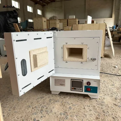 High Temperature Electric Muffle Furnace Sintering Oven Laboratory Ceramic Fiber Heat Treatment Chamber